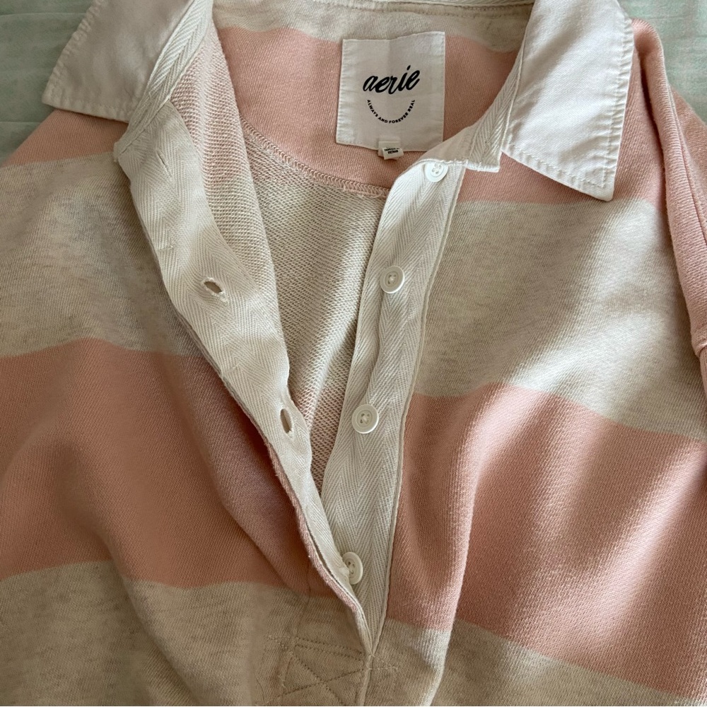 🌟Aerie Pep Rally Rugby Sweatshirt🌟 - Picture 7 of 12